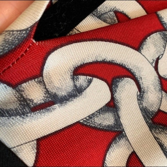 DVF Diane Von Furstenberg Ruri Chain Print Dress 2 - Picture 6 of 7